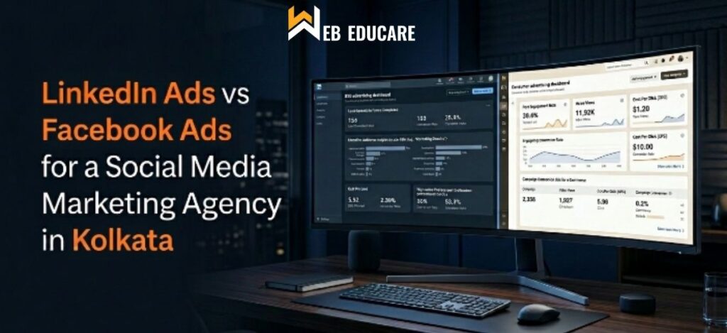 Paid social ads comparison for a social media marketing agency in Kolkata