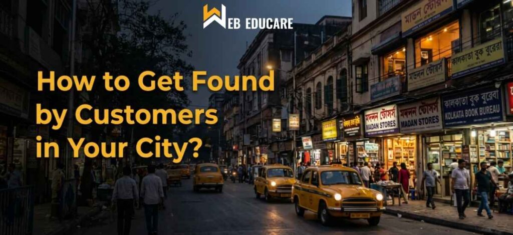 Business using local search strategies to get found locally and connect with customers in the city