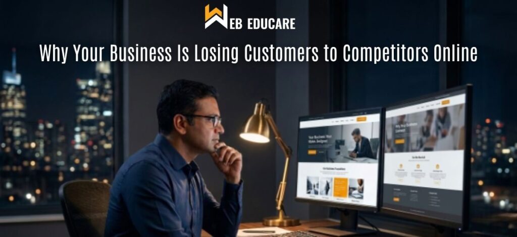 Losing customers online as competitors improve search visibility, website experience, advertising, and customer trust