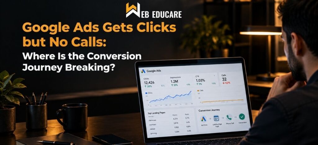 Google Ads clicks failing to generate phone calls