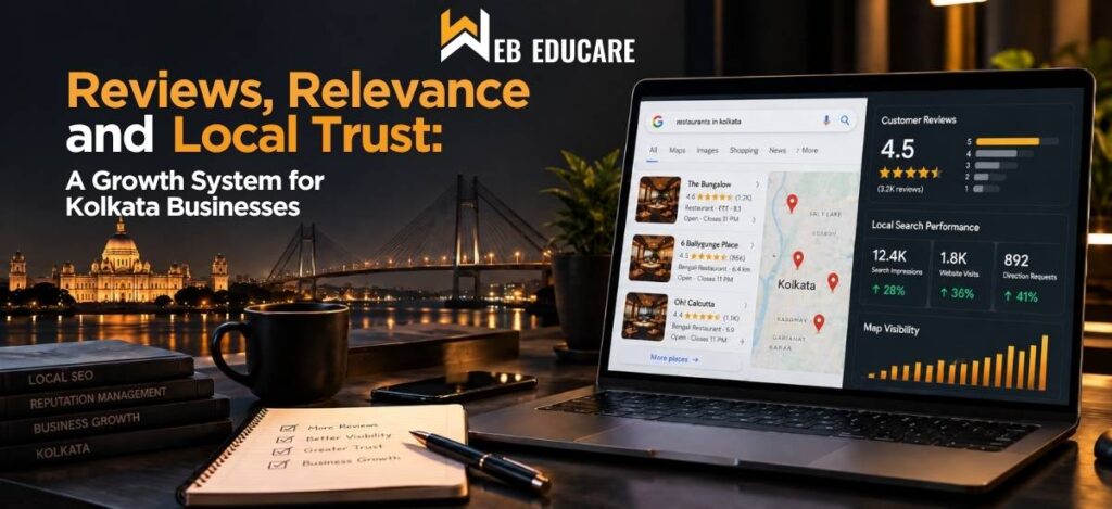 Local trust signals strategy using customer reviews, relevance and local SEO for Kolkata businesses